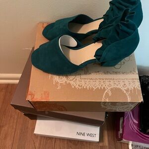 Seychelles Green Heels for Women